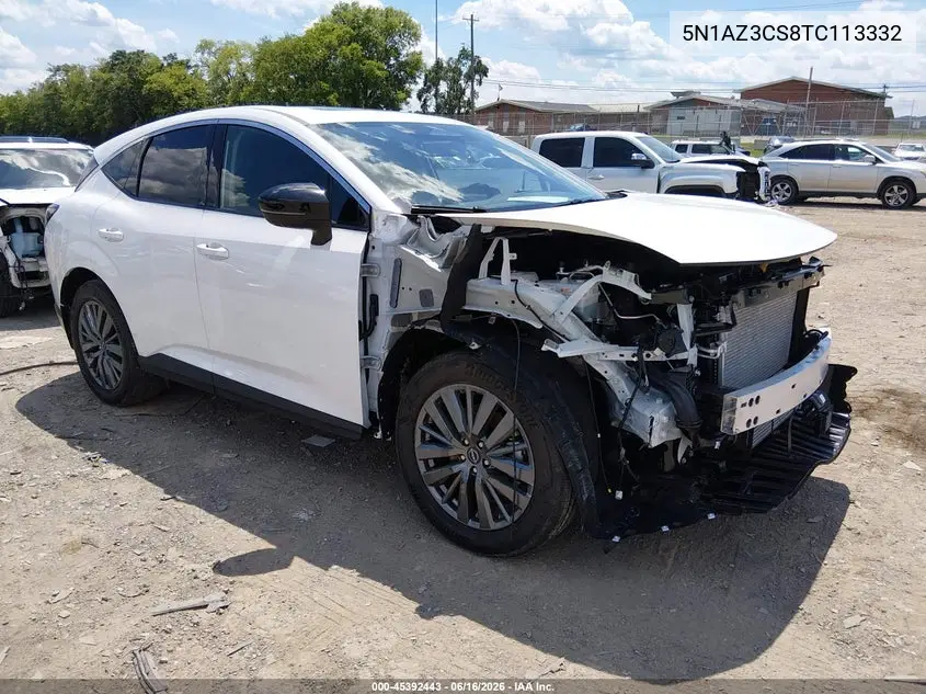 2026 Nissan Murano Sl VIN: 5N1AZ3CS8TC113332 Lot: 45392443