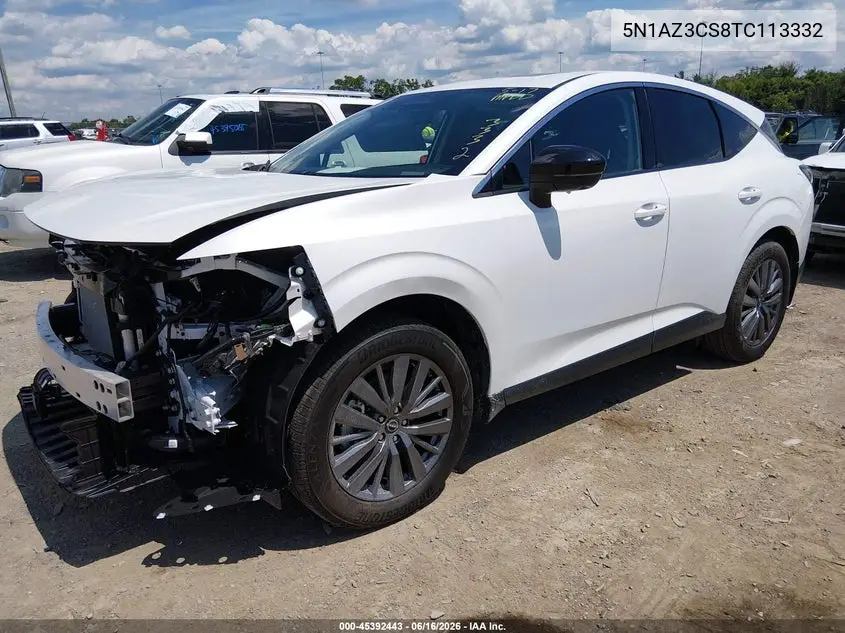 2026 Nissan Murano Sl VIN: 5N1AZ3CS8TC113332 Lot: 45392443