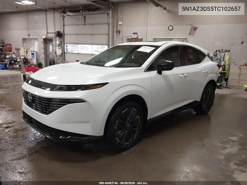 2026 Nissan Murano Platinum VIN: 5N1AZ3DS5TC102657 Lot: 45482746