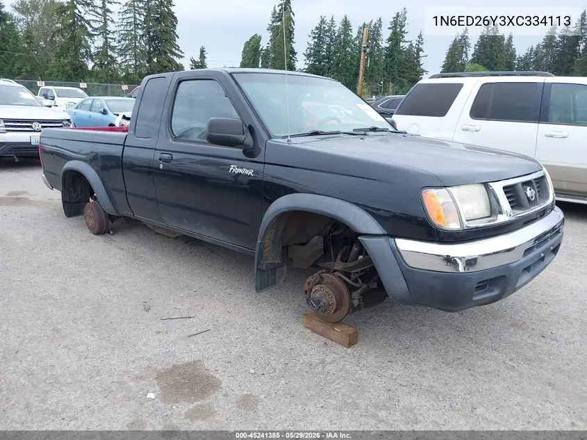 1999 Nissan Frontier Se-V6/Xe-V6 VIN: 1N6ED26Y3XC334113 Lot: 45241385