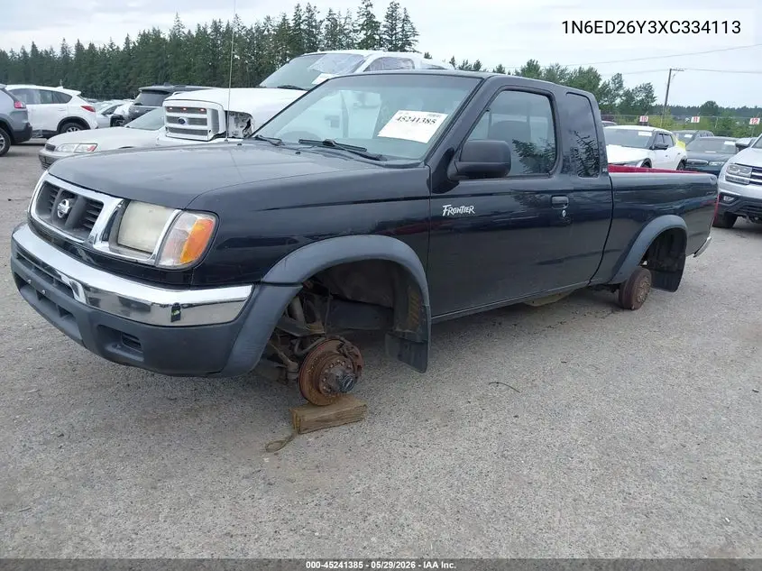 1999 Nissan Frontier Se-V6/Xe-V6 VIN: 1N6ED26Y3XC334113 Lot: 45241385