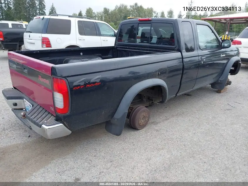 1999 Nissan Frontier Se-V6/Xe-V6 VIN: 1N6ED26Y3XC334113 Lot: 45241385