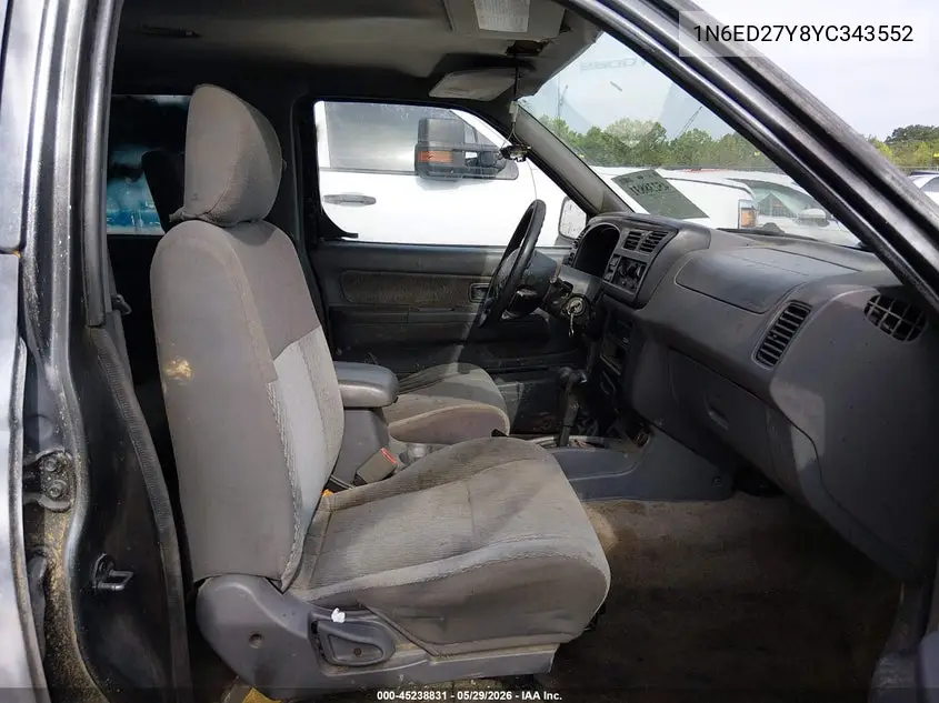 2000 Nissan Frontier Se-V6/Xe-V6 VIN: 1N6ED27Y8YC343552 Lot: 45238831