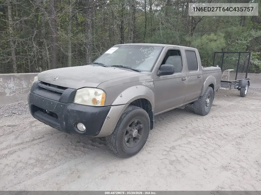 1N6ED27T64C435757 2004 Nissan Frontier Xe-V6