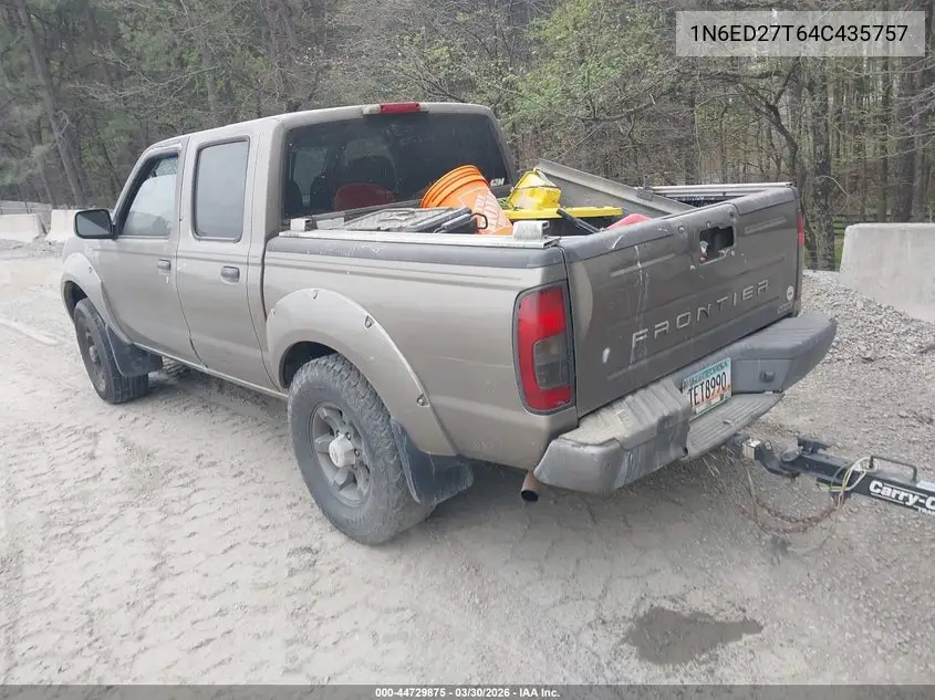 1N6ED27T64C435757 2004 Nissan Frontier Xe-V6