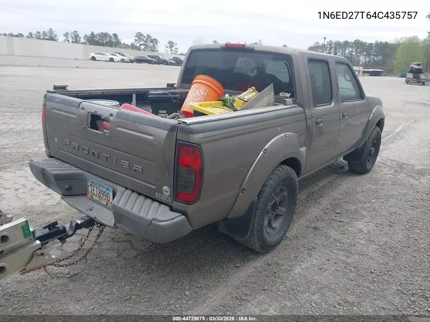1N6ED27T64C435757 2004 Nissan Frontier Xe-V6