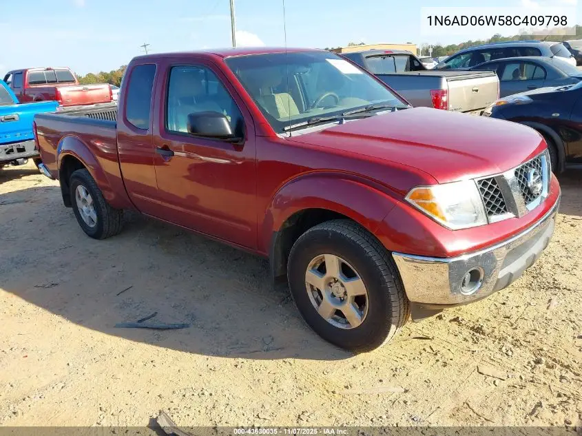 1N6AD06W58C409798 2008 Nissan Frontier Se