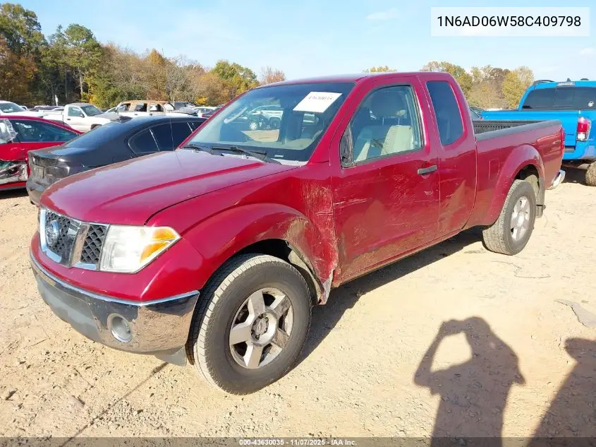1N6AD06W58C409798 2008 Nissan Frontier Se