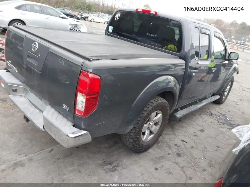 1N6AD0ERXCC414404 2012 Nissan Frontier Sv
