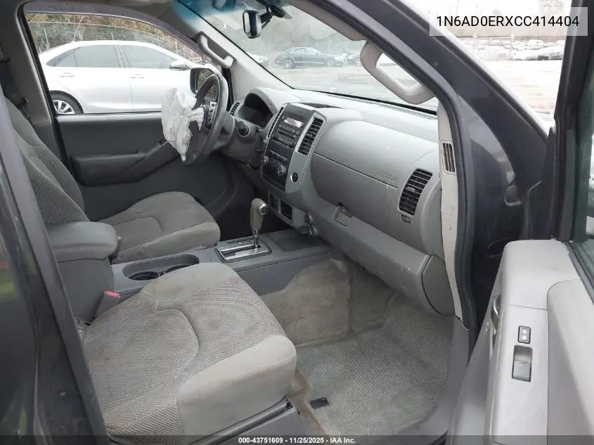 1N6AD0ERXCC414404 2012 Nissan Frontier Sv