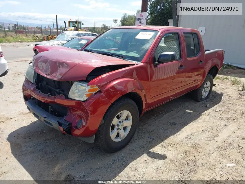2013 Nissan Frontier Sv VIN: 1N6AD0ER7DN724970 Lot: 45214766