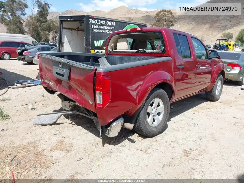 2013 Nissan Frontier Sv VIN: 1N6AD0ER7DN724970 Lot: 45214766