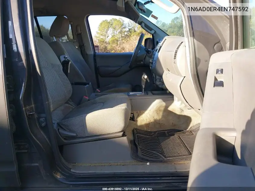 1N6AD0ER4EN747592 2014 Nissan Frontier Sv