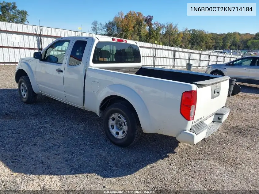 1N6BD0CT2KN714184 2019 Nissan Frontier S