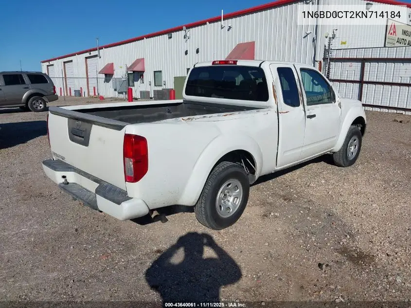1N6BD0CT2KN714184 2019 Nissan Frontier S