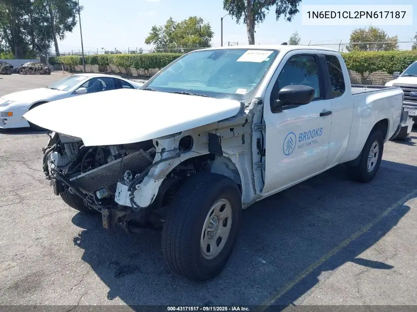 1N6ED1CL2PN617187 2023 Nissan Frontier King Cab S 4X2