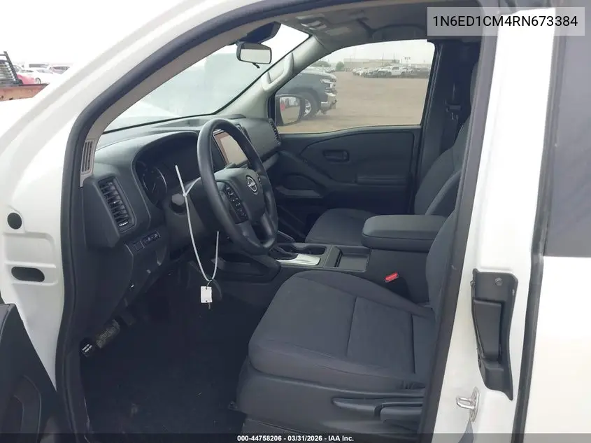1N6ED1CM4RN673384 2024 Nissan Frontier King Cab S 4X4