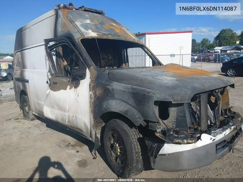 2013 Nissan Nv Cargo Nv2500 Hd Sv V6 VIN: 1N6BF0LX6DN114087 Lot: 45235981
