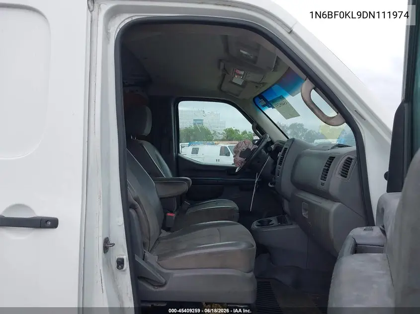 2013 Nissan Nv Cargo Nv1500 Sv V6 VIN: 1N6BF0KL9DN111974 Lot: 45409259