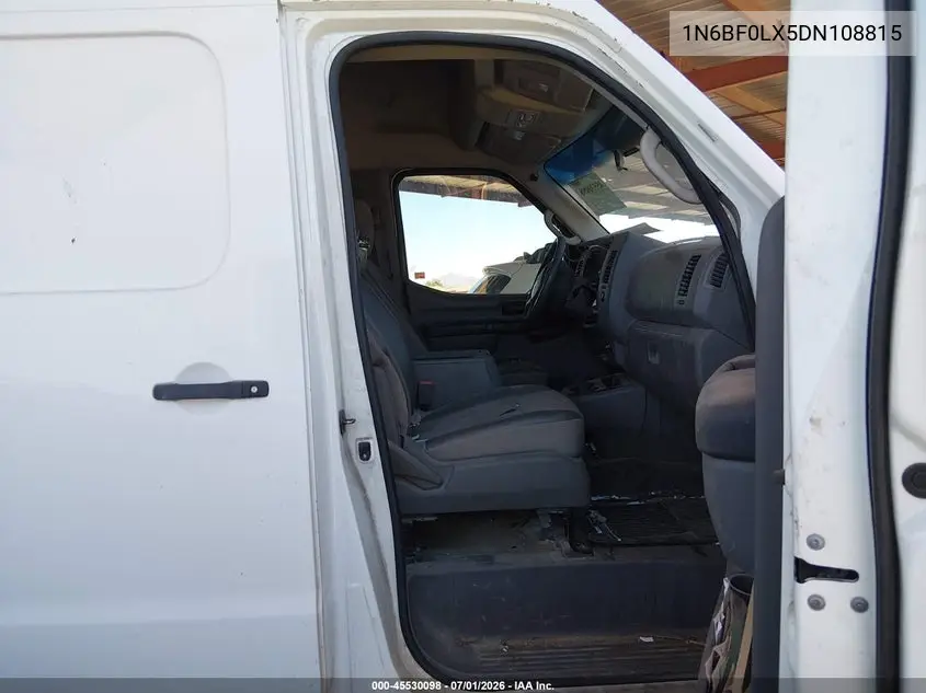 2013 Nissan Nv Cargo Nv2500 Hd S V6 VIN: 1N6BF0LX5DN108815 Lot: 45530098