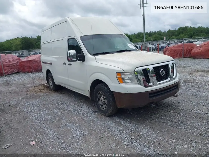 2014 Nissan Nv Cargo Nv2500 Hd S V8/Sv V8 VIN: 1N6AF0LY8EN101685 Lot: 45244591