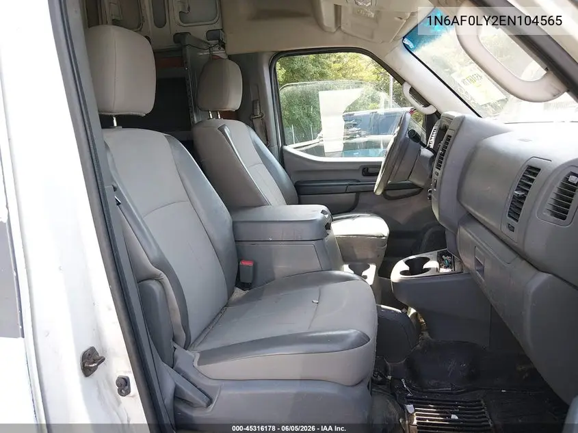 1N6AF0LY2EN104565 2014 Nissan Nv Cargo Nv2500 Hd Sv V8