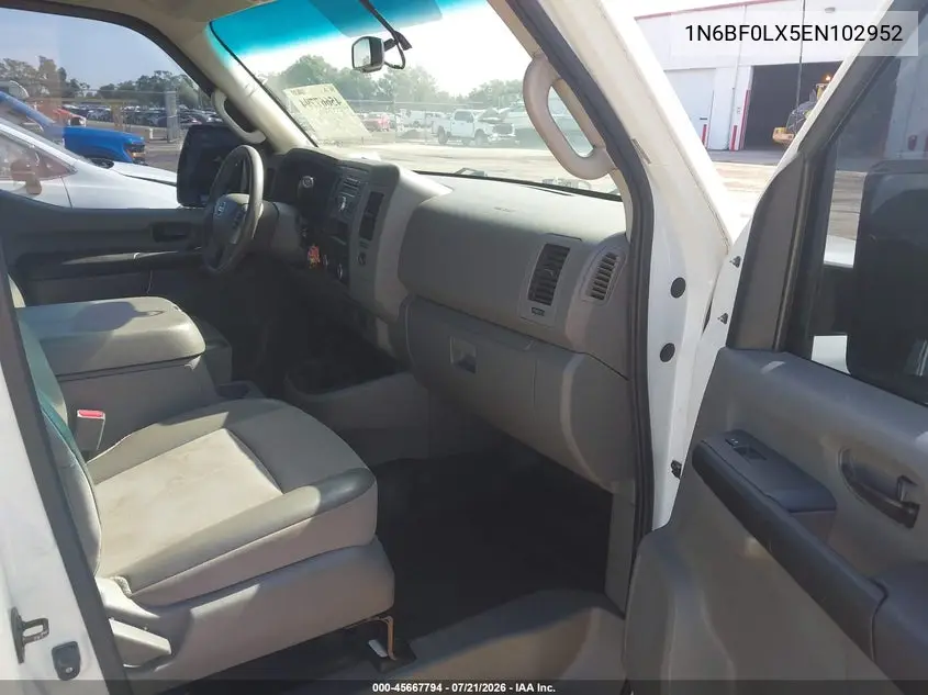2014 Nissan Nv Cargo Nv2500 Hd Sv V6 VIN: 1N6BF0LX5EN102952 Lot: 45667794