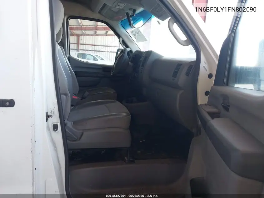 2015 Nissan Nv Cargo Nv2500 Hd S V6 VIN: 1N6BF0LY1FN802090 Lot: 45427961