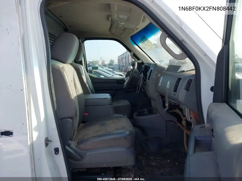 1N6BF0KX2FN808442 2015 Nissan Nv Cargo Nv2500 Hd Sv V6
