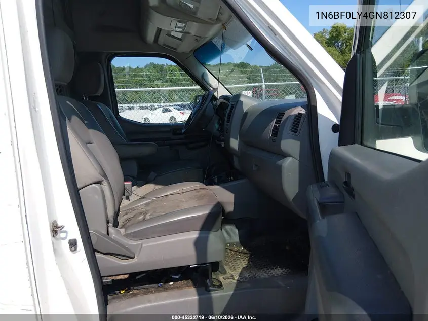 2016 Nissan Nv Cargo Nv2500 Hd S V6 VIN: 1N6BF0LY4GN812307 Lot: 45332719