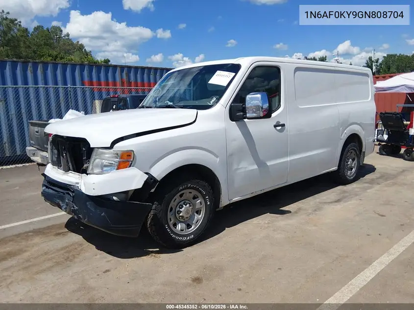 2016 Nissan Nv Cargo Nv2500 Hd Sv V8 VIN: 1N6AF0KY9GN808704 Lot: 45345352