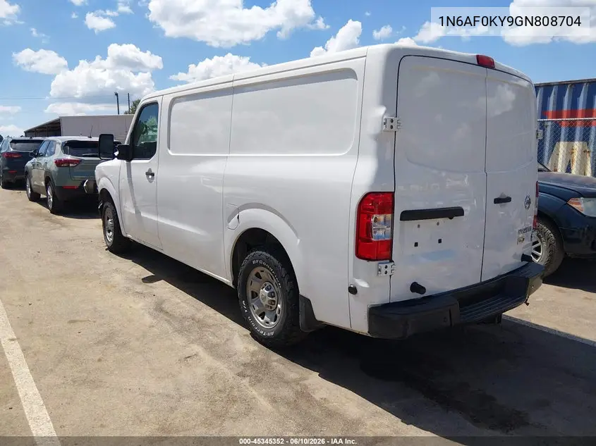 2016 Nissan Nv Cargo Nv2500 Hd Sv V8 VIN: 1N6AF0KY9GN808704 Lot: 45345352