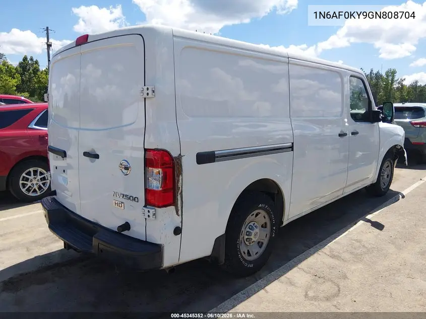 2016 Nissan Nv Cargo Nv2500 Hd Sv V8 VIN: 1N6AF0KY9GN808704 Lot: 45345352