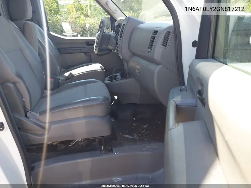 2016 Nissan Nv Cargo Nv2500 Hd S V8 VIN: 1N6AF0LY2GN817212 Lot: 45409214