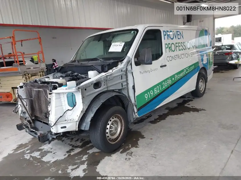 1N6BF0KM8HN802265 2017 Nissan Nv Cargo Nv1500 Sv V6