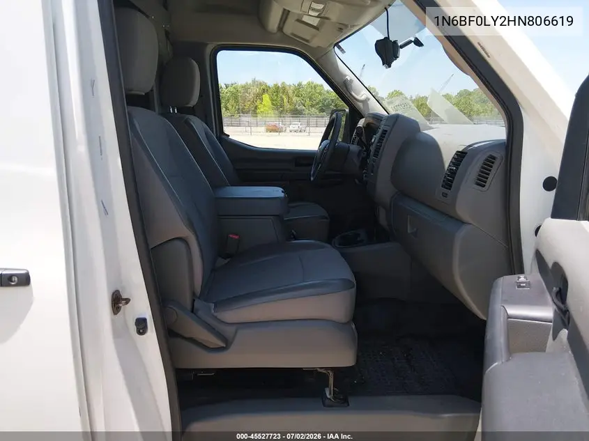 2017 Nissan Nv Cargo Nv2500 Hd Sv V6 VIN: 1N6BF0LY2HN806619 Lot: 45527723