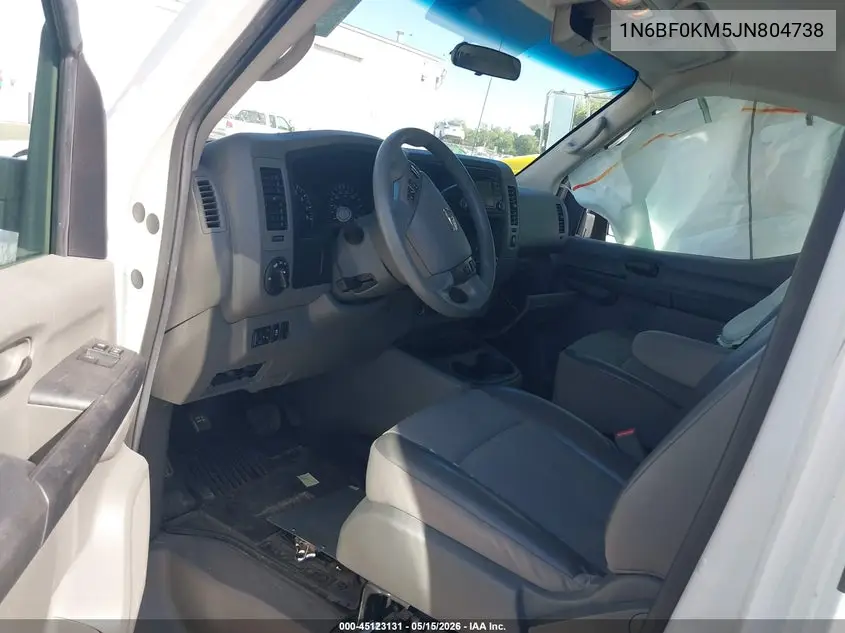 2018 Nissan Nv Cargo Nv1500 Sv V6 VIN: 1N6BF0KM5JN804738 Lot: 45123131