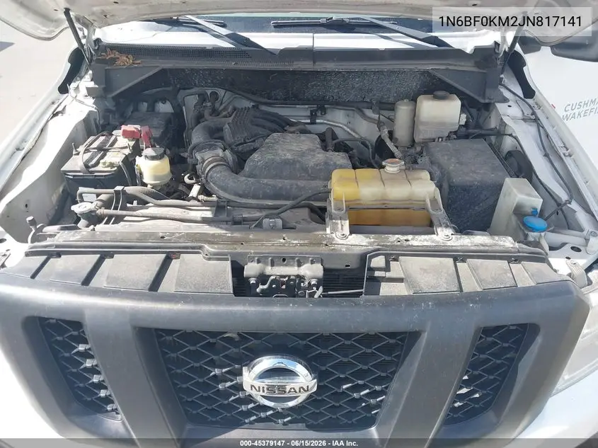 2018 Nissan Nv Cargo Nv1500 S V6 VIN: 1N6BF0KM2JN817141 Lot: 45379147
