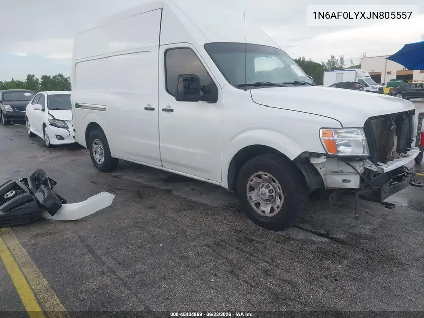 2018 Nissan Nv Cargo Nv2500 Hd Sv V8 VIN: 1N6AF0LYXJN805557 Lot: 45434869