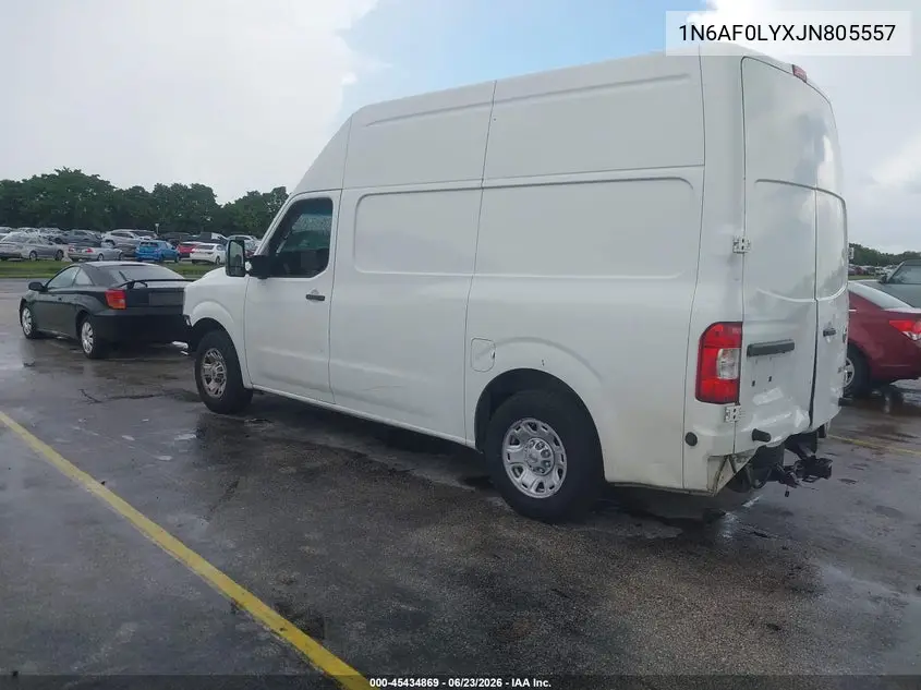 2018 Nissan Nv Cargo Nv2500 Hd Sv V8 VIN: 1N6AF0LYXJN805557 Lot: 45434869