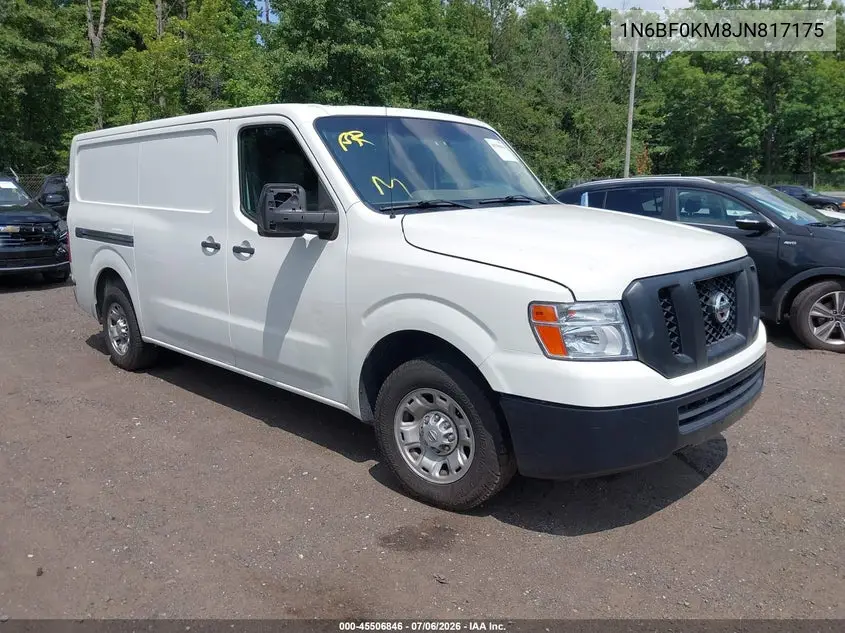 2018 Nissan Nv Cargo Nv1500 Sv V6 VIN: 1N6BF0KM8JN817175 Lot: 45506846