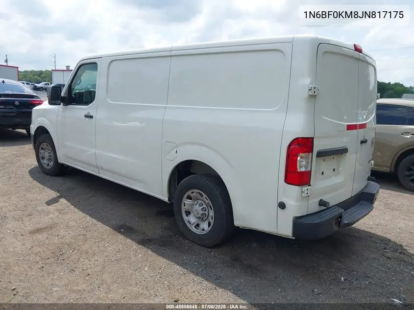 2018 Nissan Nv Cargo Nv1500 Sv V6 VIN: 1N6BF0KM8JN817175 Lot: 45506846