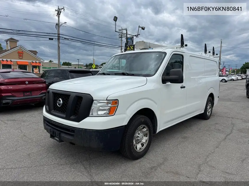 2019 Nissan Nv VIN: 1N6BF0KY6KN80841 Lot: 45243454