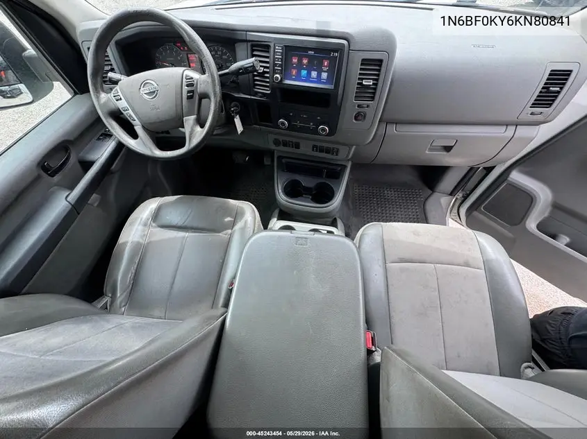 2019 Nissan Nv VIN: 1N6BF0KY6KN80841 Lot: 45243454