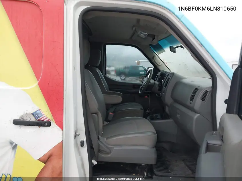 2020 Nissan Nv Cargo Nv1500 Sv Standard Roof V6 VIN: 1N6BF0KM6LN810650 Lot: 45384380