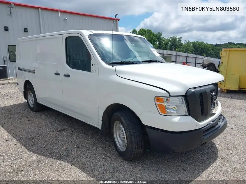 2020 Nissan Nv Cargo Nv2500 Hd S Standard Roof V6 VIN: 1N6BF0KY5LN803580 Lot: 45409850
