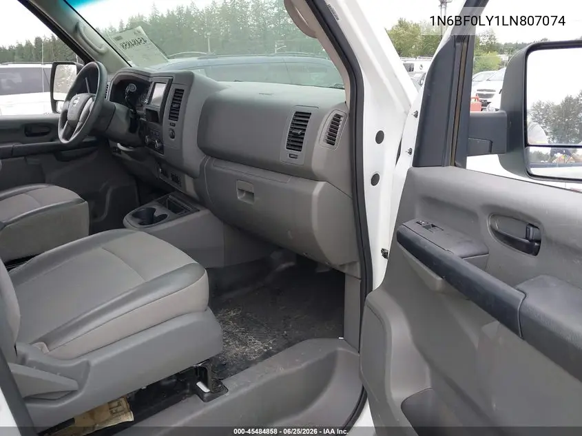 2020 Nissan Nv Cargo Nv2500 Hd S High Roof V6 VIN: 1N6BF0LY1LN807074 Lot: 45484858