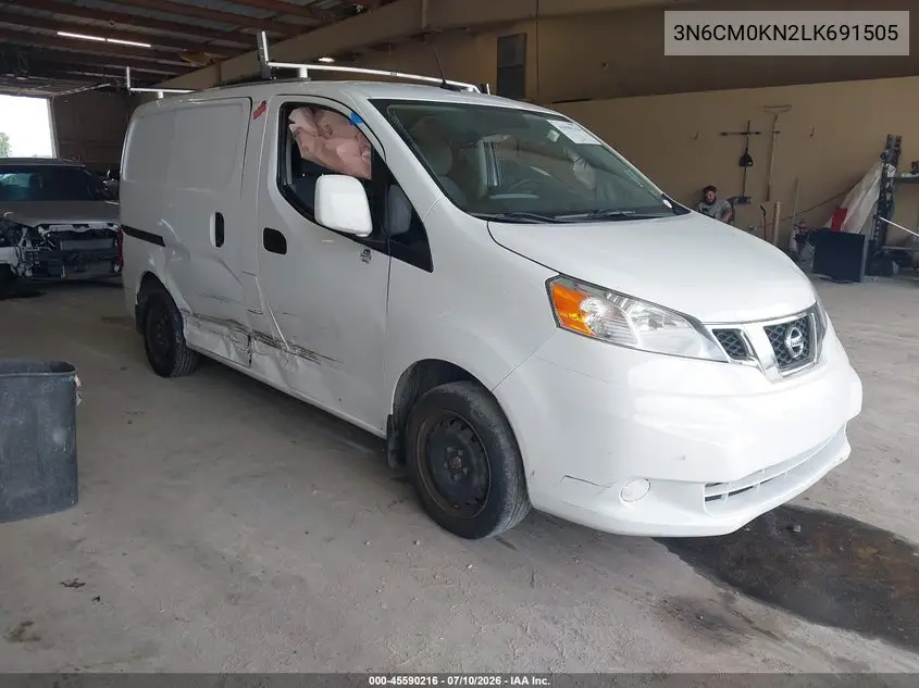 2020 Nissan Nv200 Cargo Sv Xtronic Cvt VIN: 3N6CM0KN2LK691505 Lot: 45590216