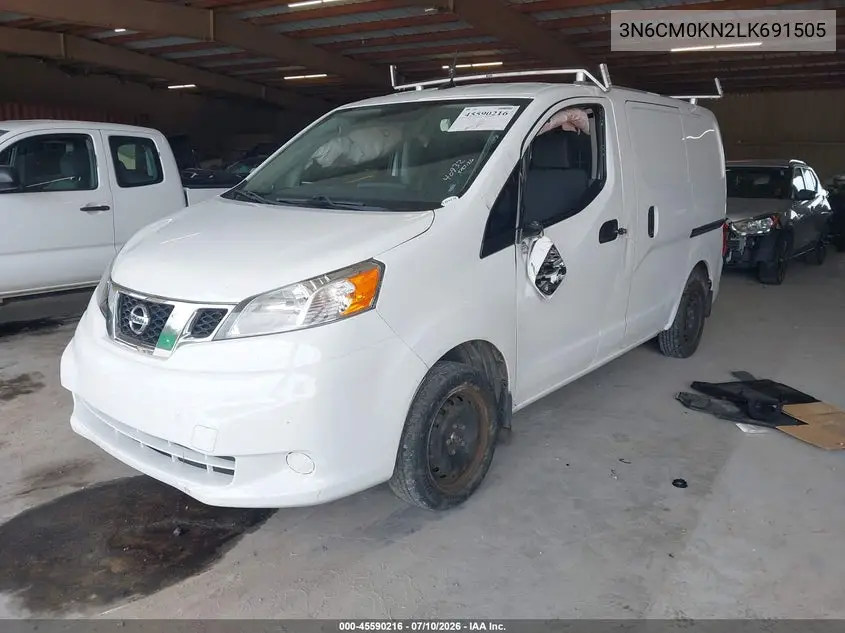 2020 Nissan Nv200 Cargo Sv Xtronic Cvt VIN: 3N6CM0KN2LK691505 Lot: 45590216