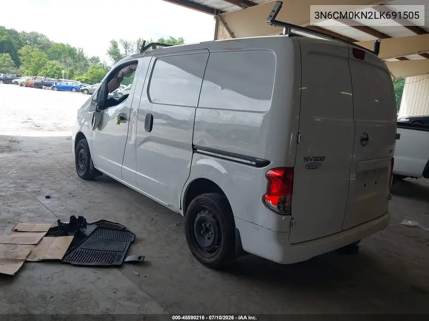 2020 Nissan Nv200 Cargo Sv Xtronic Cvt VIN: 3N6CM0KN2LK691505 Lot: 45590216